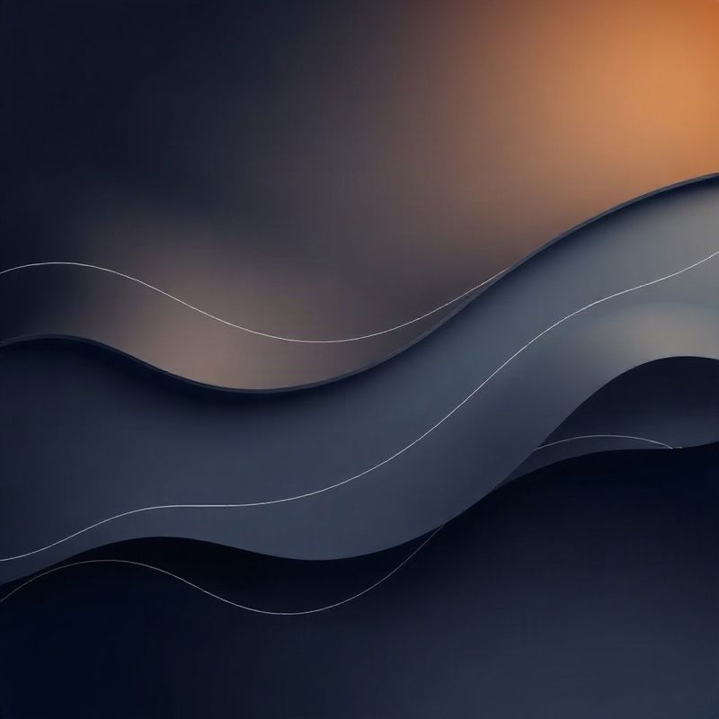Abstract layered risk probability surfaces rendered in slate and navy tones
